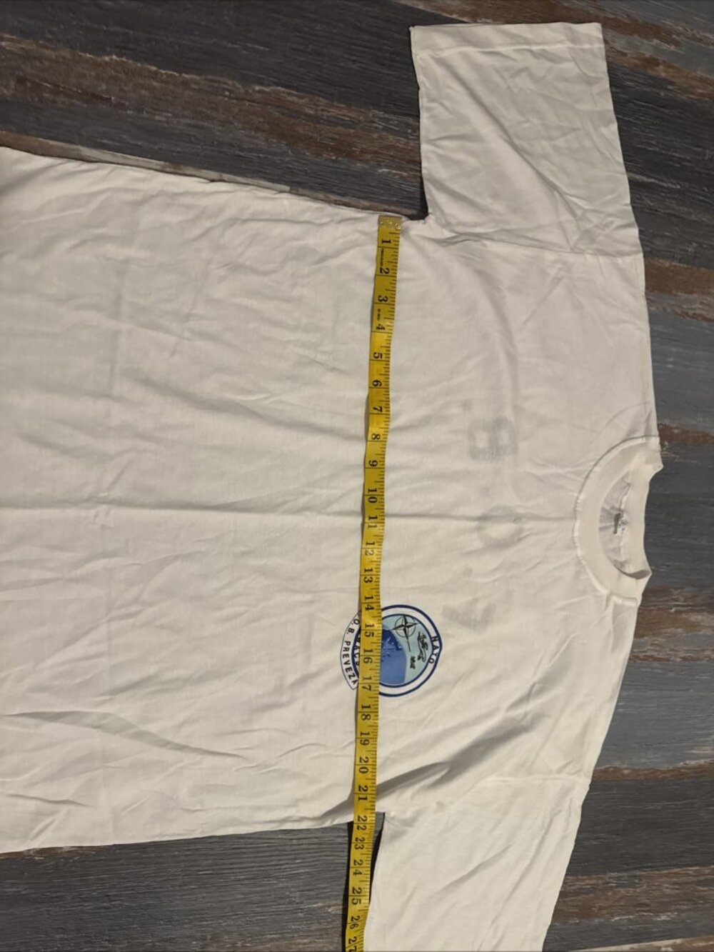 Vintage Nato Awacs T Shirt Mens Large FOB Preveza White Germany Airborne NWOT - Picture 4 of 9